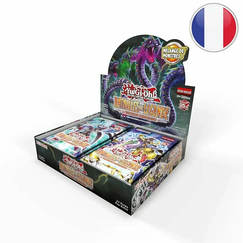 Konami Boite De 24 Boosters Batailles De Légendes : La Vengeance Monstrueuse - Yu-Gi-Oh! FR 1 Konami Boite De 24 Boosters Batailles De Légendes : La Vengeance Monstrueuse - Yu-Gi-Oh! FR