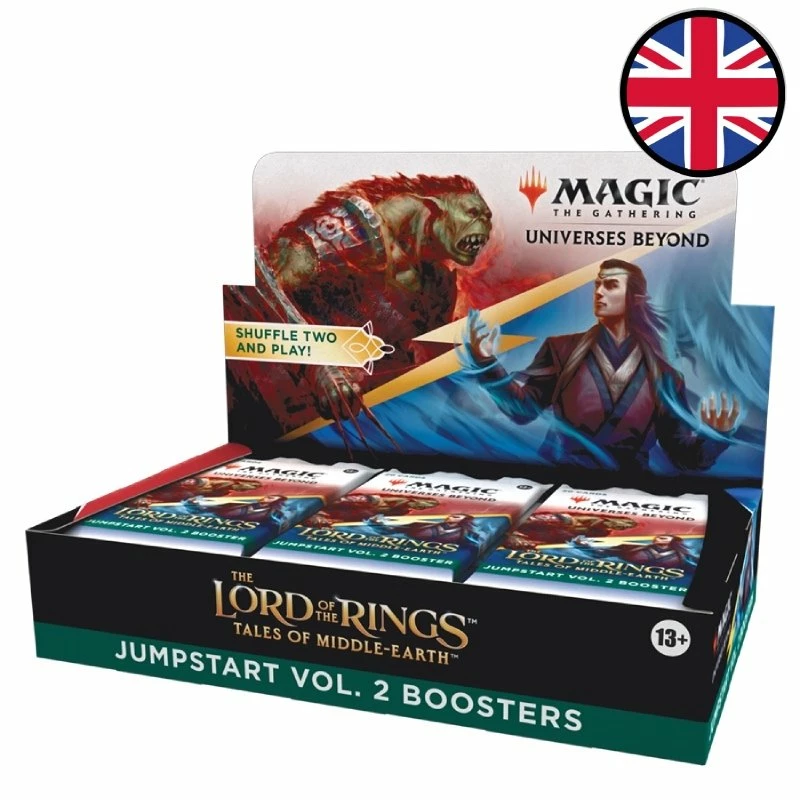 Wizards Of The Coast Boite De 18 Boosters Jumpstart Le Seigneur Des Anneaux : Chroniques De La Terre Du Milieu™ Vol. 2 - Magic EN 1 Wizards Of The Coast Boite De 18 Boosters Jumpstart Le Seigneur Des Anneaux : Chroniques De La Terre Du Milieu™ Vol. 2 - Magic EN