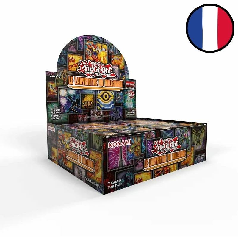 Konami Boite De 24 Boosters Le Labyrinthe Du Millénaire - Yu-Gi-Oh! FR 1 Konami Boite De 24 Boosters Le Labyrinthe Du Millénaire - Yu-Gi-Oh! FR