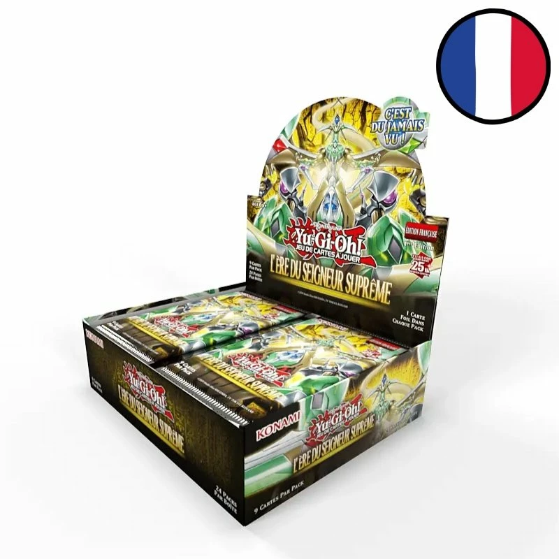 Konami Boite De 24 Boosters L'Ère Du Seigneur Suprême - Yu-Gi-Oh! FR 1 Konami Boite De 24 Boosters L'Ère Du Seigneur Suprême - Yu-Gi-Oh! FR