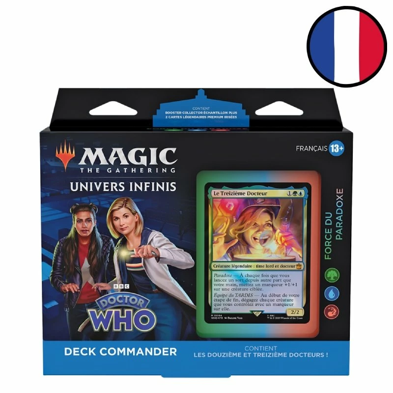 Wizards Of The Coast Deck Commander Univers Infinis : Doctor Who Force Du Paradoxe - Magic FR 1 Wizards Of The Coast Deck Commander Univers Infinis : Doctor Who Force Du Paradoxe - Magic FR