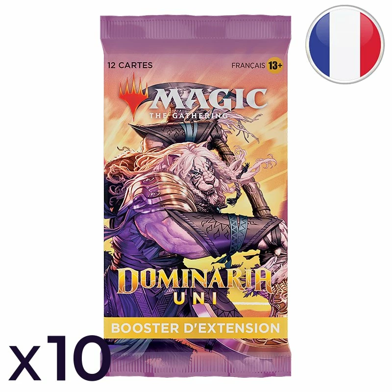 Wizards Of The Coast Lot De 10 Boosters D'extension Dominaria Uni - Magic FR 1 Wizards Of The Coast Lot De 10 Boosters D'extension Dominaria Uni - Magic FR