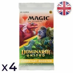 Wizards Of The Coast Lot De 4 Boosters Jumpstart Dominaria Uni - Magic EN
