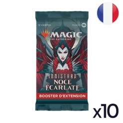 Wizards Of The Coast Lot De 10 Boosters D'extension Innistrad : Noce Écarlate - Magic FR