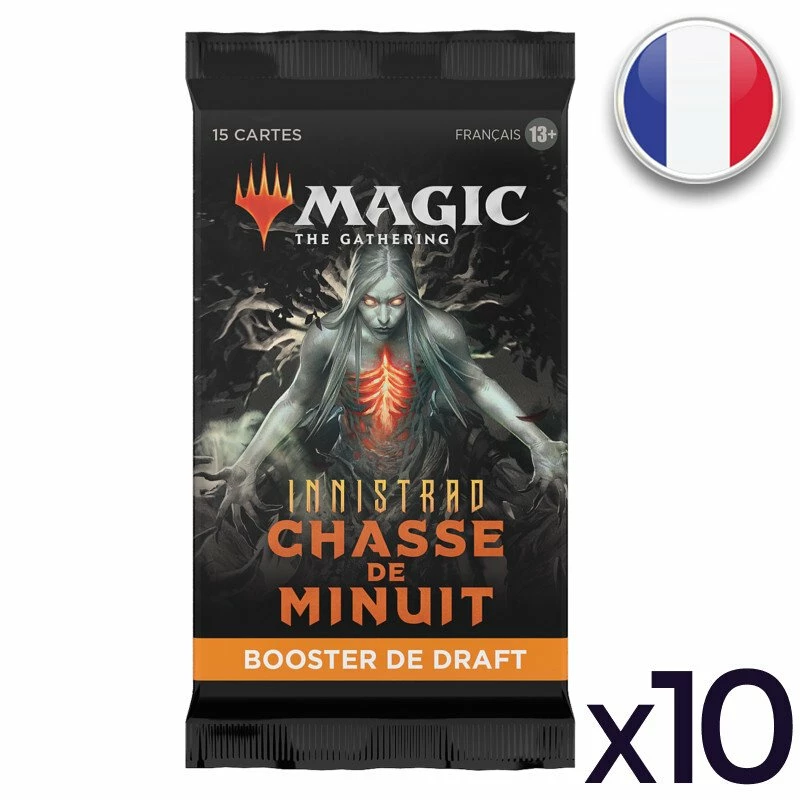 Wizards Of The Coast Lot De 10 Boosters De Draft Innistrad : Chasse De Minuit - Magic FR 1 Wizards Of The Coast Lot De 10 Boosters De Draft Innistrad : Chasse De Minuit - Magic FR