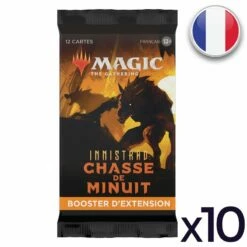 Wizards Of The Coast Lot De 10 Boosters D'extension Innistrad : Chasse De Minuit - Magic FR