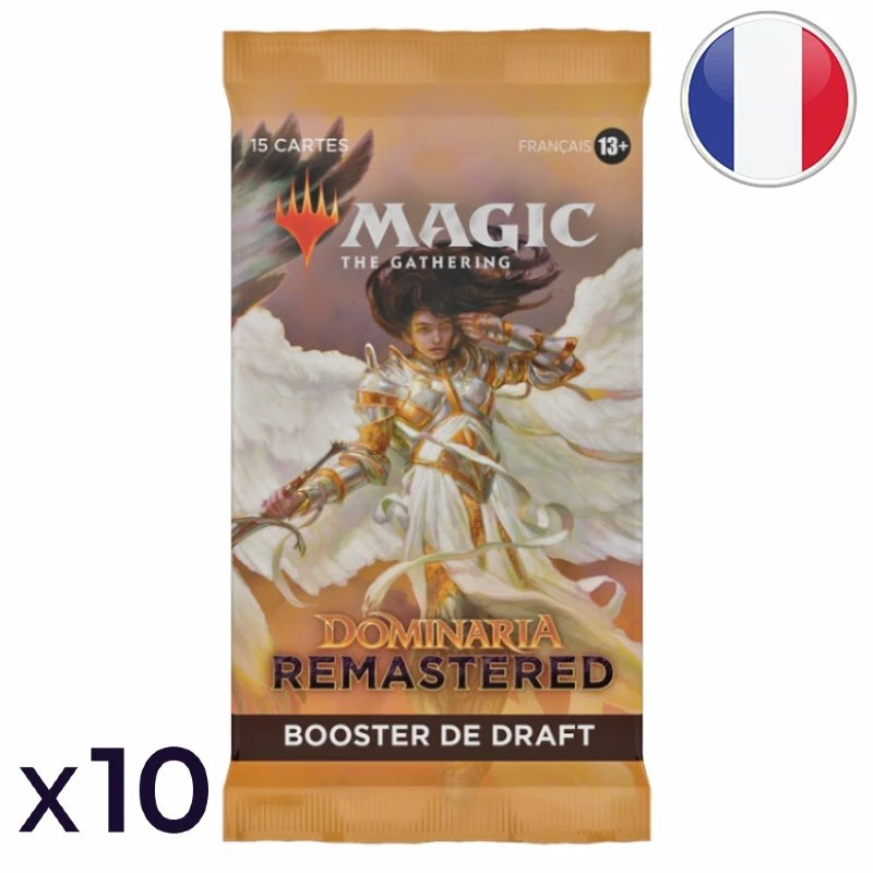 Wizards Of The Coast Lot De 10 Boosters De Draft Dominaria Remastered - Magic FR 1 Wizards Of The Coast Lot De 10 Boosters De Draft Dominaria Remastered - Magic FR