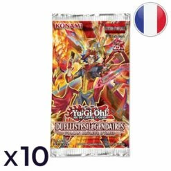 Konami Lot De 10 Boosters Duellistes Légendaires : Volcan Brûleur D'Âmes - Yu-Gi-Oh! FR
