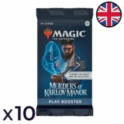 Wizards Of The Coast Lot De 10 Boosters De Jeu Meurtres Au Manoir Karlov - Magic EN