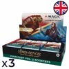 Wizards Of The Coast Lot De 3 Boites De 18 Boosters Jumpstart Le Seigneur Des Anneaux : Chroniques De La Terre Du Milieu™ : Vol. 2 - Magic EN