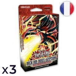 Konami Lot De 3 Decks De Structure : Slifer Le Dragon Céleste (réimpression) - Yu-Gi-Oh! FR