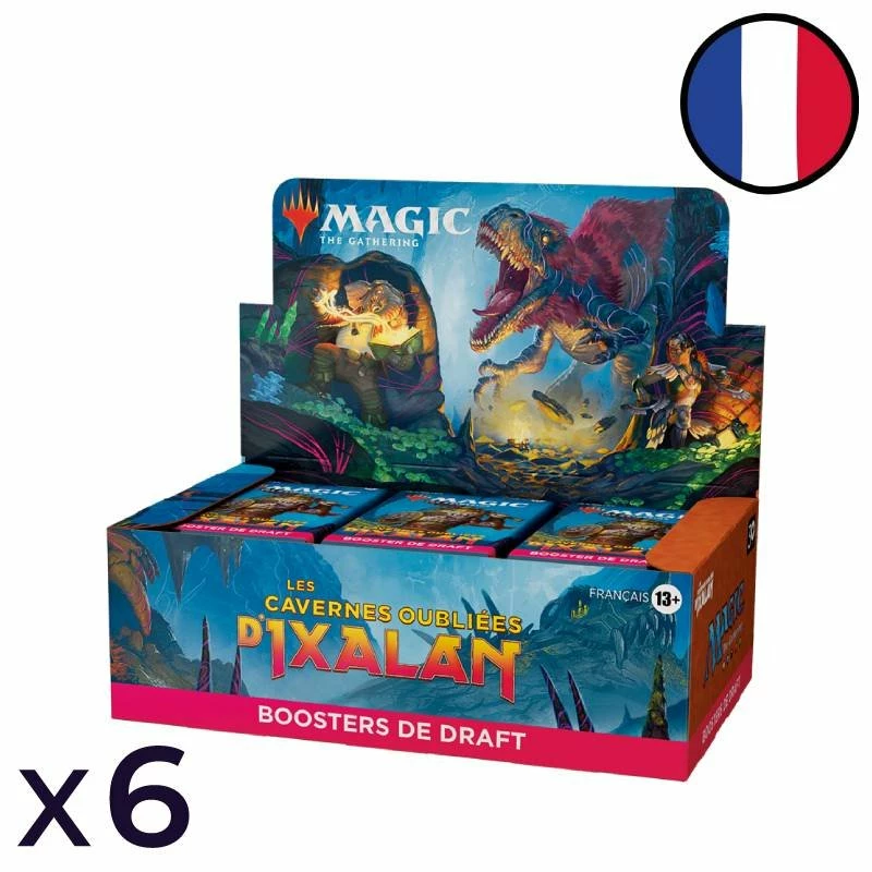 Wizards Of The Coast Lot De 6 Boites De 36 Boosters De Draft Les Cavernes Oubliées D'Ixalan - Magic FR 1 Wizards Of The Coast Lot De 6 Boites De 36 Boosters De Draft Les Cavernes Oubliées D'Ixalan - Magic FR
