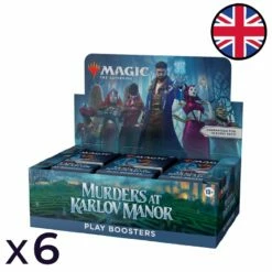 Wizards Of The Coast Lot De 6 Boites De 36 Boosters De Jeu Meurtres Au Manoir Karlov - Magic EN