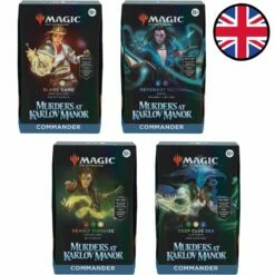 Wizards Of The Coast Lot Des 4 Decks Commander Meurtres Au Manoir Karlov - Magic EN