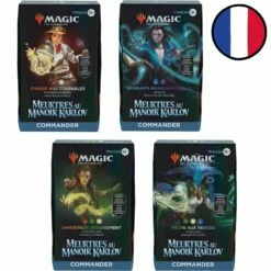 Wizards Of The Coast Lot Des 4 Decks Commander Meurtres Au Manoir Karlov - Magic FR