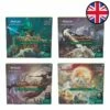 Wizards Of The Coast Lot Des 4 Coffret Scéniques Le Seigneur Des Anneaux : Chroniques De La Terre Du Milieu™ - Magic EN