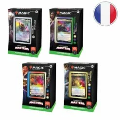 Wizards Of The Coast Lot Des 4 Decks Commander Commander Masters - Magic FR