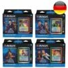 Wizards Of The Coast Lot Des 4 Decks Commander Univers Infinis : Doctor Who - Magic DE