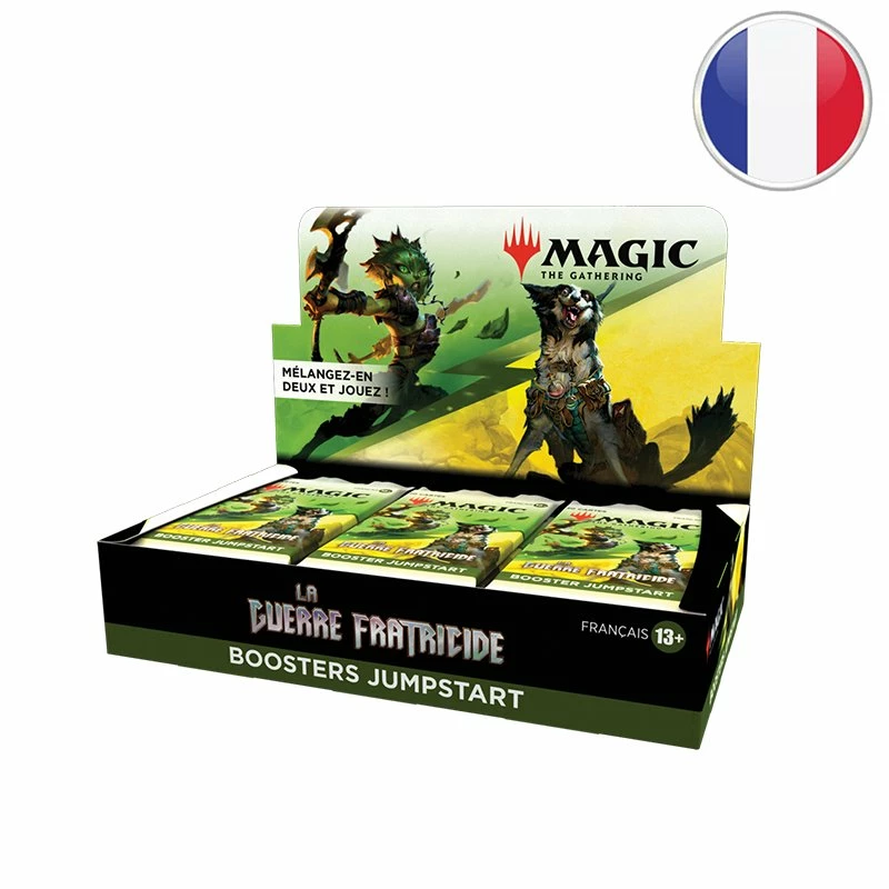 Wizards Of The Coast Boite De 18 Boosters Jumpstart La Guerre Fratricide - Magic FR 1 Wizards Of The Coast Boite De 18 Boosters Jumpstart La Guerre Fratricide - Magic FR