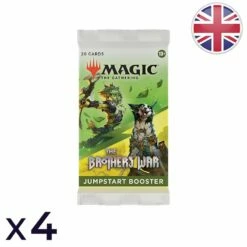 Wizards Of The Coast Lot De 4 Boosters Jumpstart La Guerre Fratricide - Magic EN