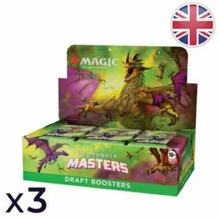 Wizards Of The Coast Lot De 3 Boites De 24 Boosters De Draft Commander Masters - Magic EN