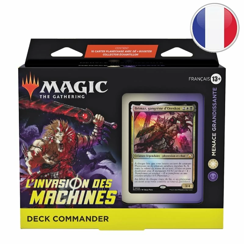 Wizards Of The Coast Deck Commander Menace Grandissante L'Invasion Des Machines - Magic FR 1 Wizards Of The Coast Deck Commander Menace Grandissante L'Invasion Des Machines - Magic FR