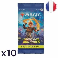 Wizards Of The Coast Lot De 10 Boosters De Draft L'Invasion Des Machines - Magic FR