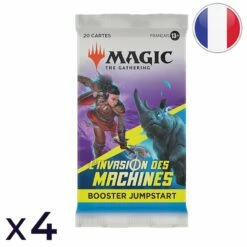 Wizards Of The Coast Lot De 4 Boosters Jumpstart L'Invasion Des Machines - Magic FR