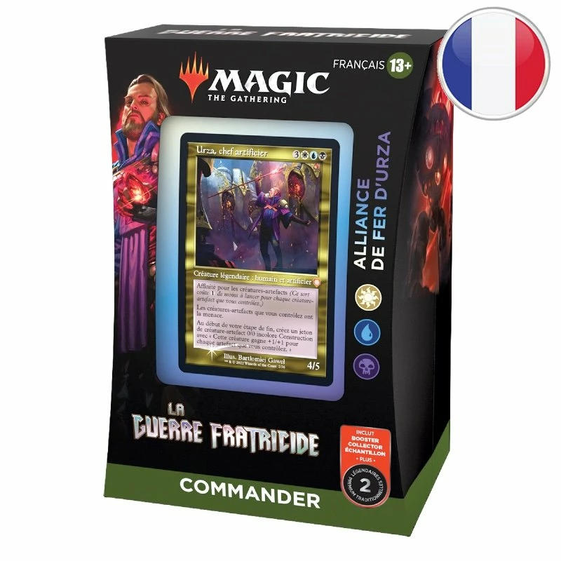 Wizards Of The Coast Deck Commander Alliance De Fer D'Urza La Guerre Fratricide - Magic FR 1 Wizards Of The Coast Deck Commander Alliance De Fer D'Urza La Guerre Fratricide - Magic FR