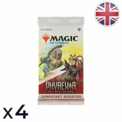Wizards Of The Coast Lot De 4 Boosters Jumpstart Tous Phyrexians - Magic EN