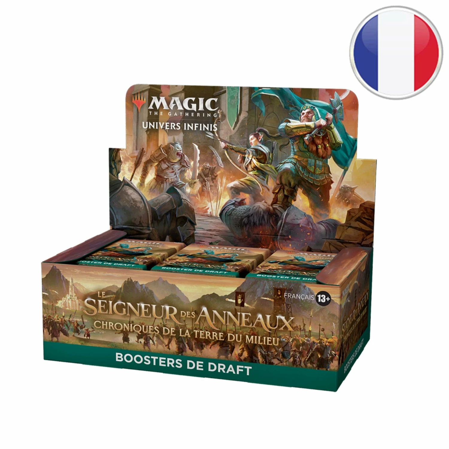 Wizards Of The Coast Boite De 36 Boosters De Draft Le Seigneur Des Anneaux : Chroniques De La Terre Du Milieu™ - Magic FR 1 Wizards Of The Coast Boite De 36 Boosters De Draft Le Seigneur Des Anneaux : Chroniques De La Terre Du Milieu™ - Magic FR