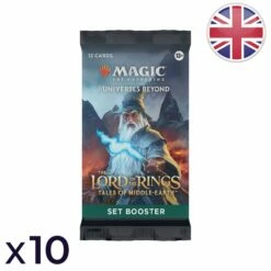 Wizards Of The Coast Lot De 10 Boosters D'extension Le Seigneur Des Anneaux : Chroniques De La Terre Du Milieu™ - Magic EN