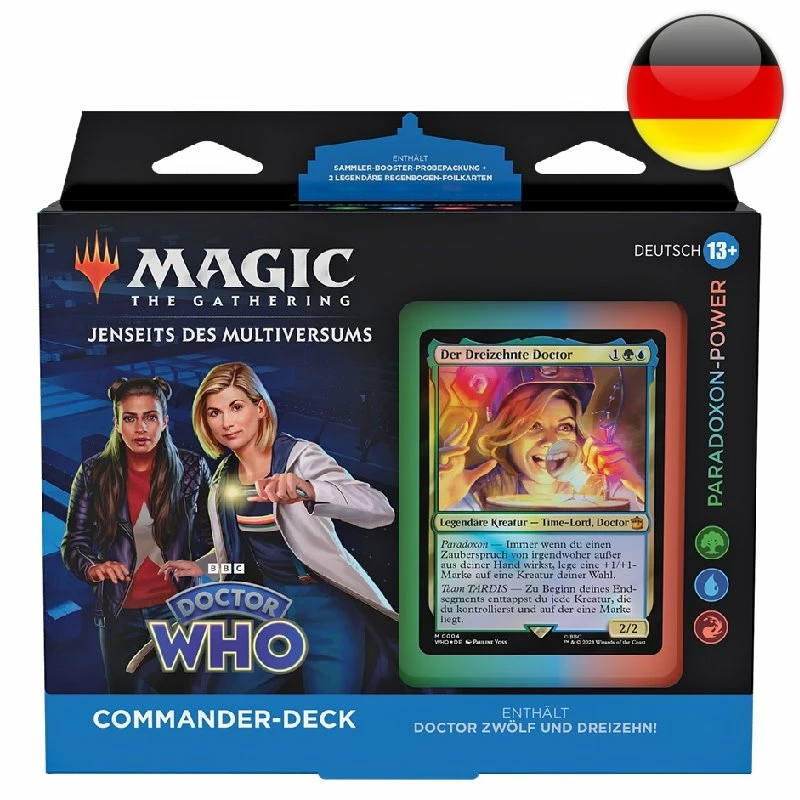 Wizards Of The Coast Deck Commander Univers Infinis : Doctor Who Paradox Power - Magic DE 1 Wizards Of The Coast Deck Commander Univers Infinis : Doctor Who Paradox Power - Magic DE