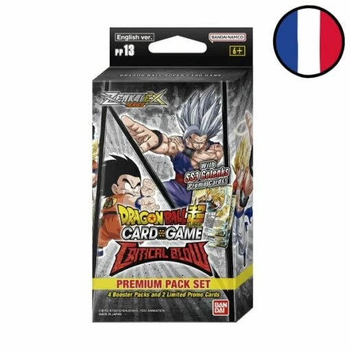 Bandai Premium Pack Set 13 Critical Blow - Dragon Ball FR -Carte Boutique premium pack set critical blow dragon ball super card game fr