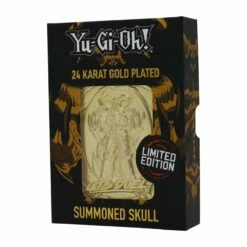 FANATTIK Carte En Métal Plaqué Or 24k Edition Limitée Crâne Invoqué - Yu-Gi-Oh!