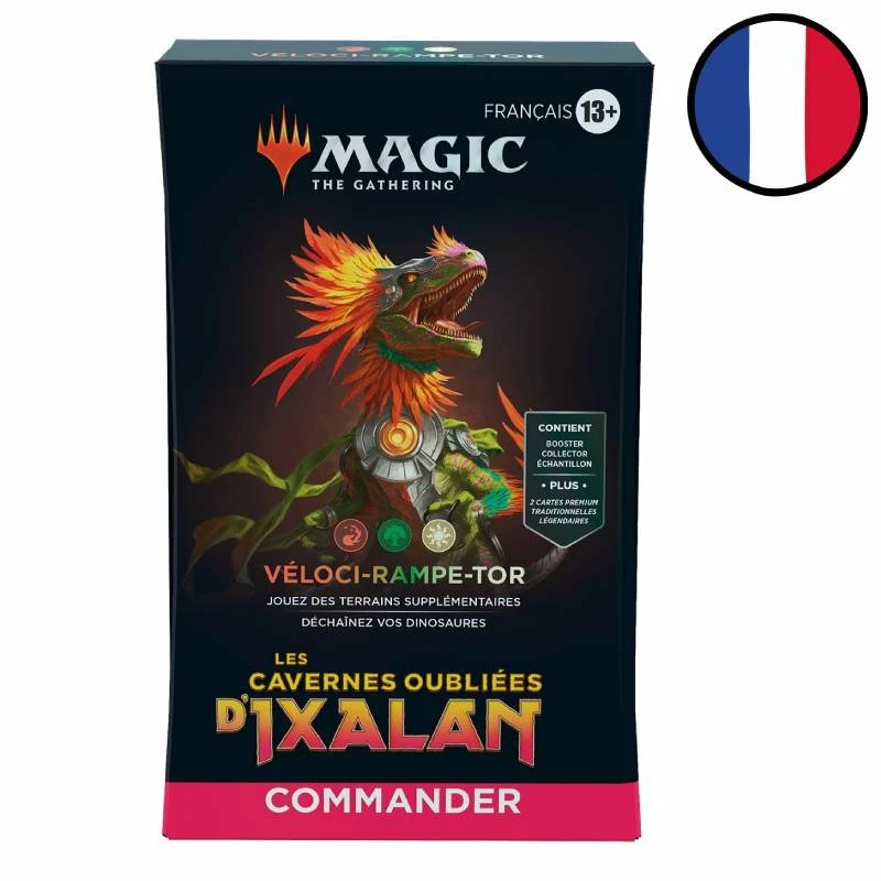 Wizards Of The Coast Deck Commander Véloci-Rampe-Tor Les Cavernes Oubliées D'Ixalan - Magic FR 1 Wizards Of The Coast Deck Commander Véloci-Rampe-Tor Les Cavernes Oubliées D'Ixalan - Magic FR